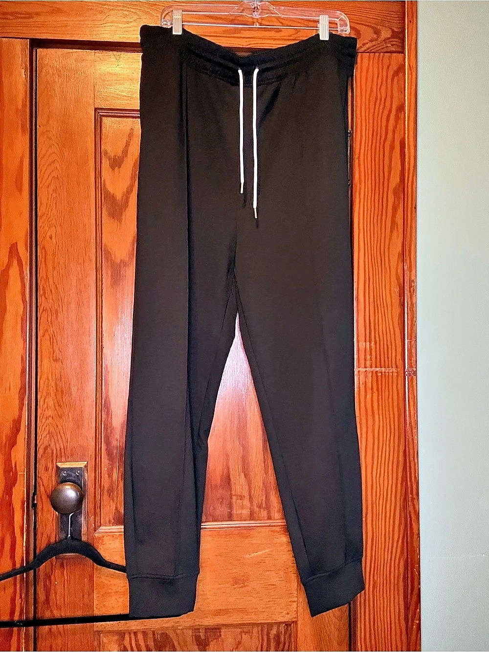 Zenana Black Jogger Pants Size 2X Like New